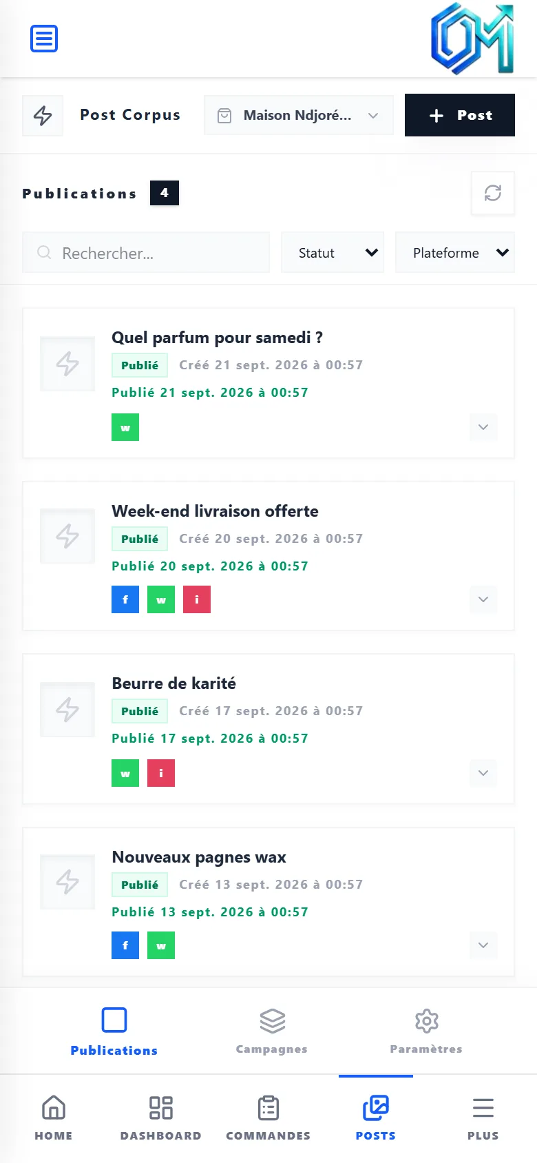 Publications sur mobile — Publier depuis le terrain