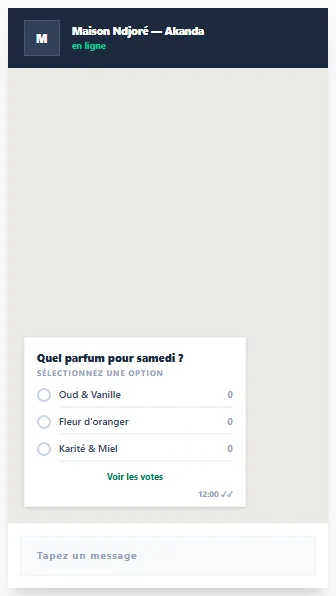 Ce que vos clients recevront